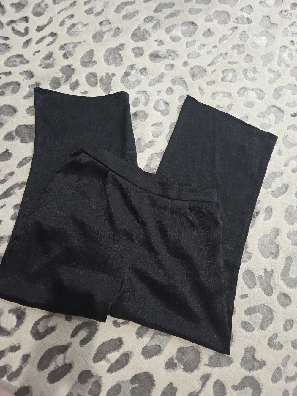 Black Flair Pants
